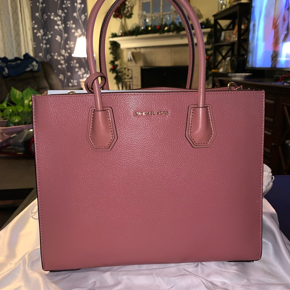 Michael Kors Mercer Satchel Pink